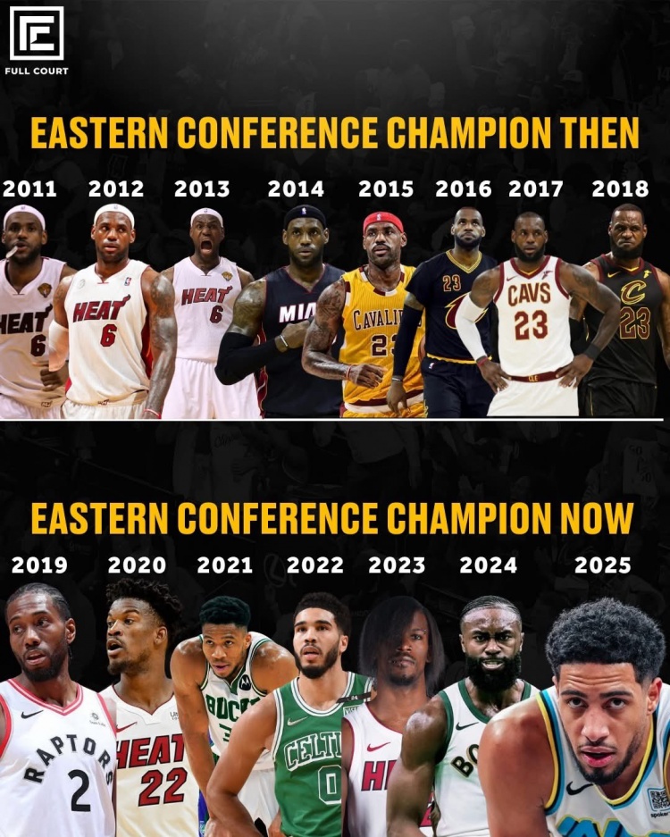 乐鱼-美媒晒近15年东部冠军：八连总决赛永远不会再出现