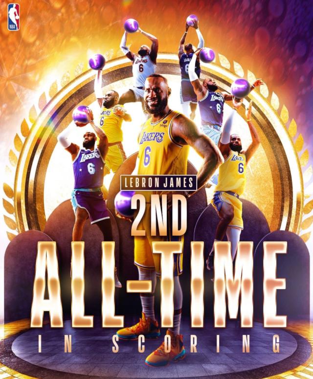 乐鱼APP下载-历史第二只是起点 詹姆斯得分榜封王还需多久？